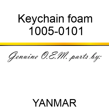 Keychain foam 1005-0101