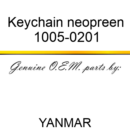 Keychain neopreen 1005-0201