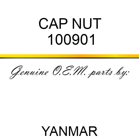 CAP, NUT 100901