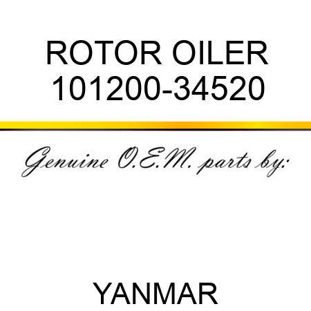 ROTOR, OILER 101200-34520