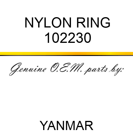 NYLON RING 102230