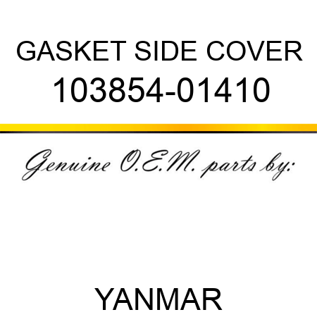 GASKET, SIDE COVER 103854-01410