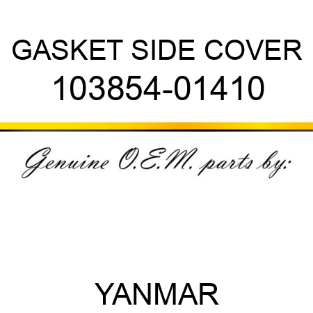 GASKET, SIDE COVER 103854-01410