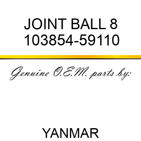 JOINT, BALL 8 103854-59110