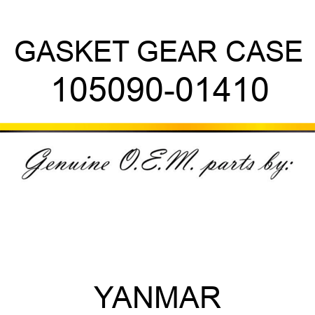 GASKET, GEAR CASE 105090-01410