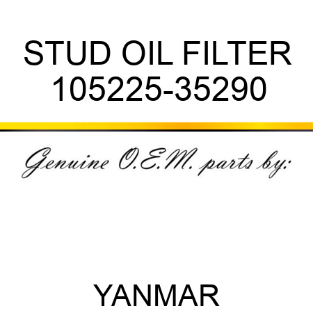 STUD, OIL FILTER 105225-35290