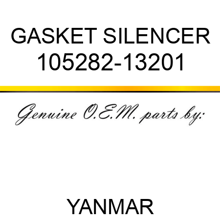 GASKET, SILENCER 105282-13201