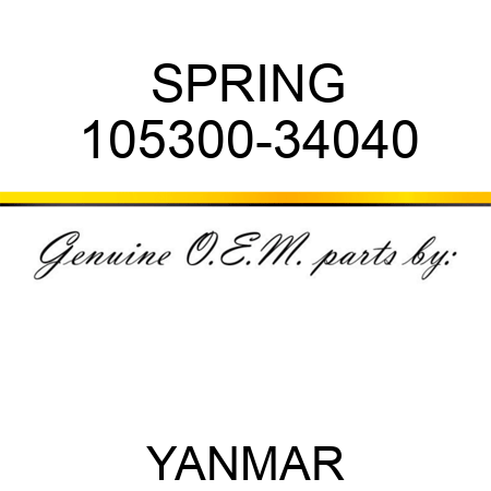 SPRING 105300-34040