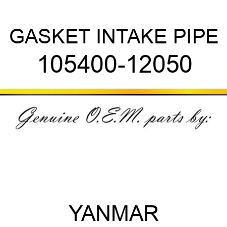 GASKET, INTAKE PIPE 105400-12050