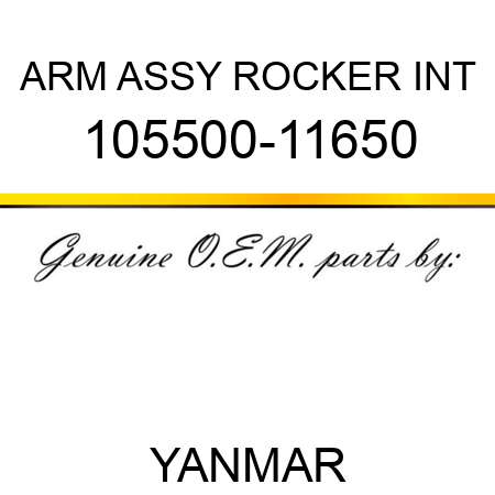 ARM ASSY, ROCKER INT 105500-11650
