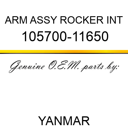 ARM ASSY, ROCKER INT 105700-11650