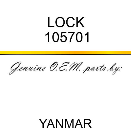 LOCK 105701