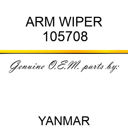 ARM, WIPER 105708