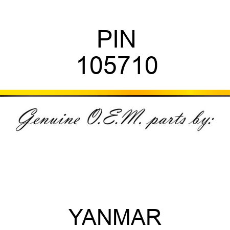 PIN 105710