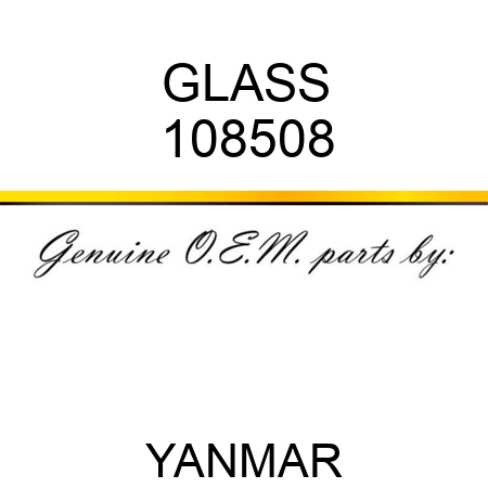 GLASS 108508