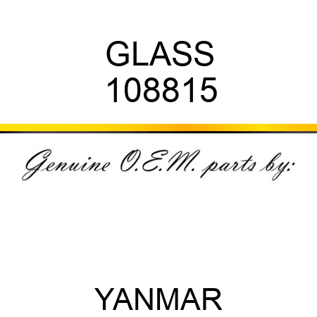 GLASS 108815