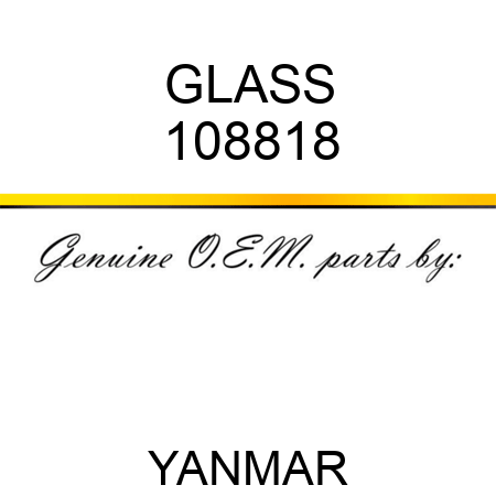 GLASS 108818