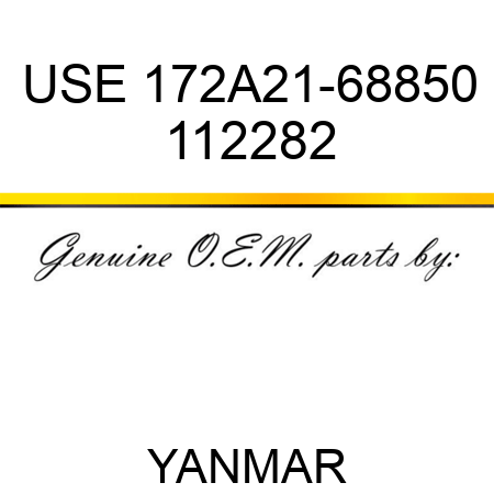 USE 172A21-68850 112282