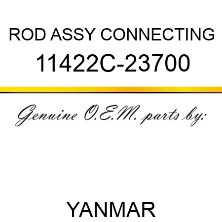 ROD ASSY, CONNECTING 11422C-23700