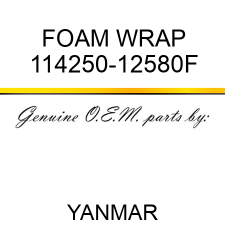 FOAM WRAP 114250-12580F