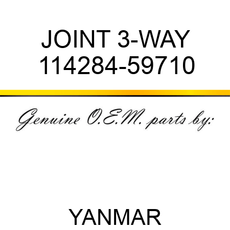 JOINT, 3-WAY 114284-59710