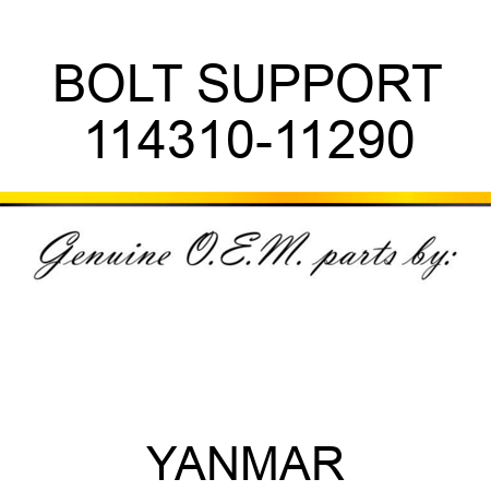 BOLT, SUPPORT 114310-11290
