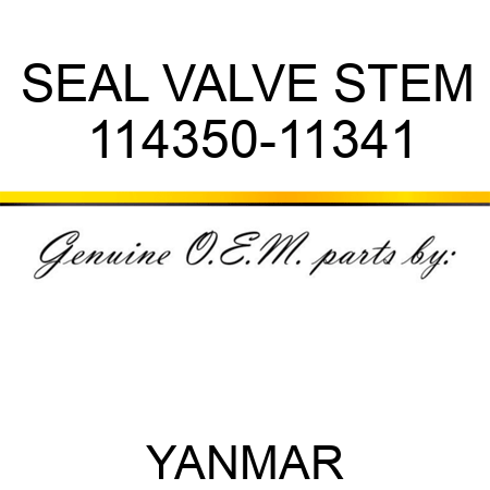 SEAL, VALVE STEM 114350-11341