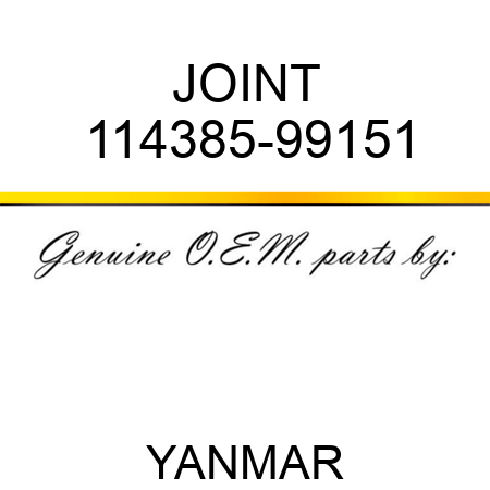 JOINT 114385-99151