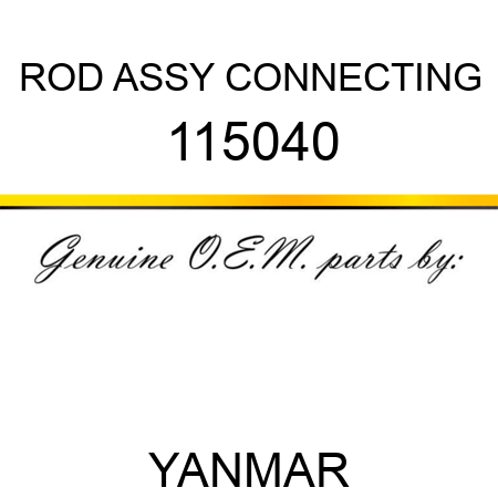 ROD ASSY, CONNECTING 115040