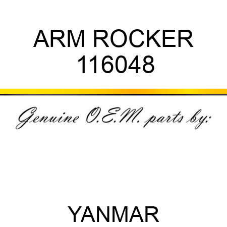 ARM, ROCKER 116048
