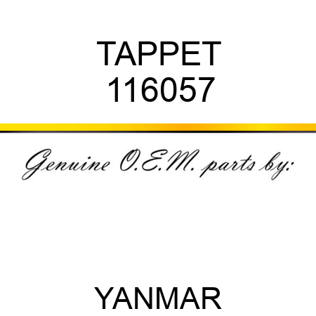 TAPPET 116057