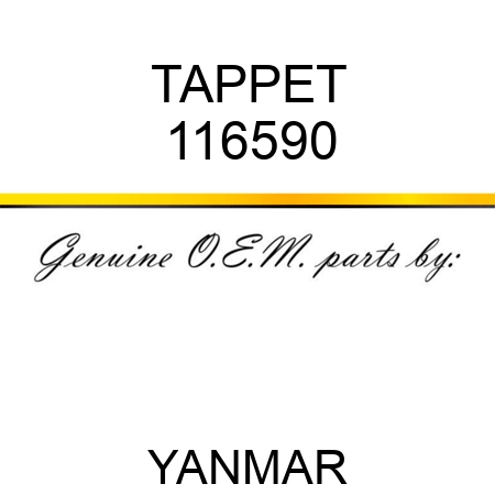 TAPPET 116590