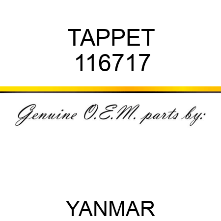 TAPPET 116717