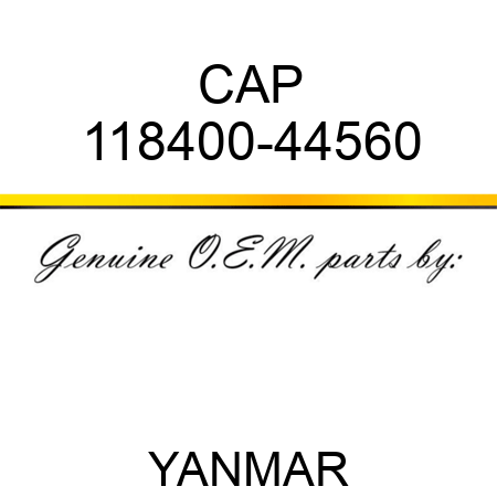 CAP 118400-44560