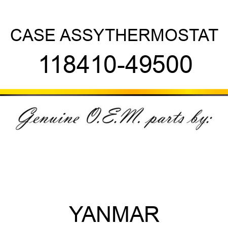 CASE ASSY,THERMOSTAT 118410-49500