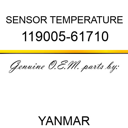 SENSOR, TEMPERATURE 119005-61710