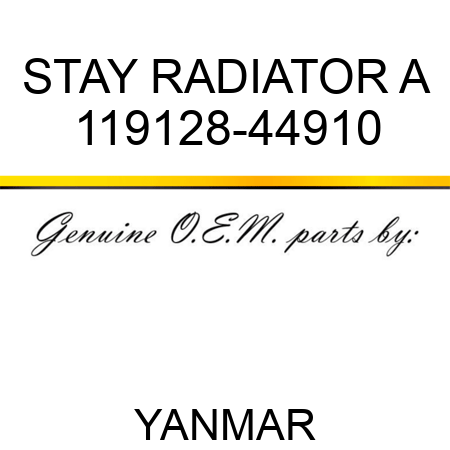 STAY, RADIATOR A 119128-44910