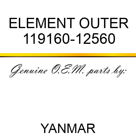 ELEMENT, OUTER 119160-12560