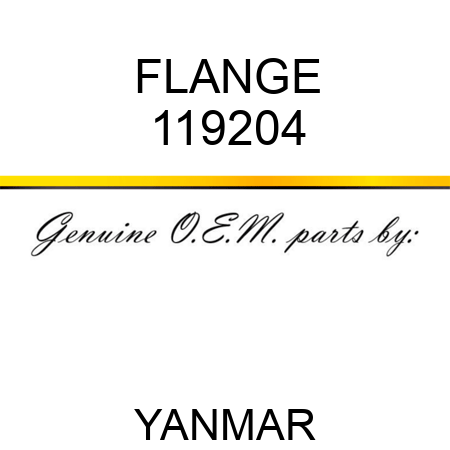 FLANGE 119204