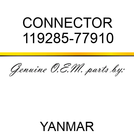 CONNECTOR 119285-77910