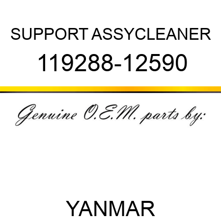 SUPPORT ASSY,CLEANER 119288-12590
