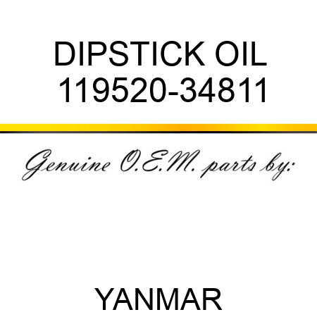 DIPSTICK, OIL 119520-34811
