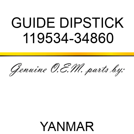 GUIDE, DIPSTICK 119534-34860