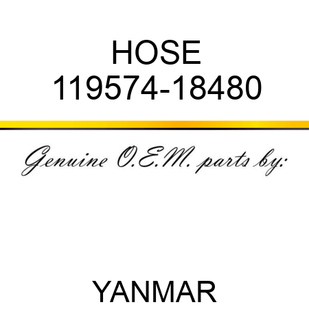 HOSE 119574-18480