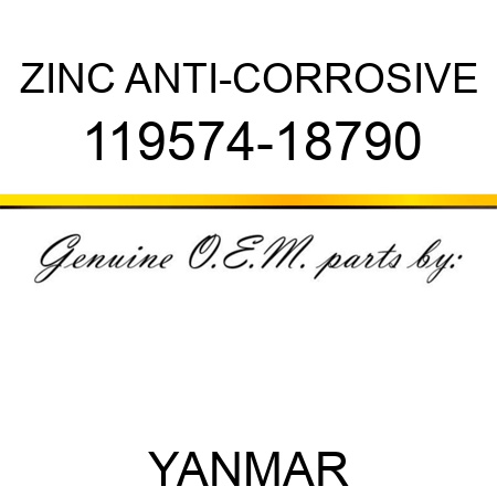 ZINC, ANTI-CORROSIVE 119574-18790