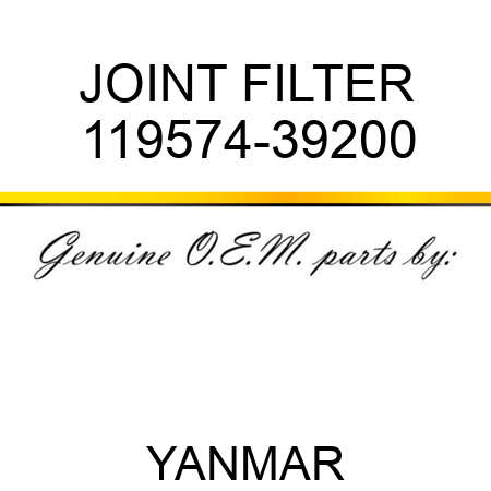 JOINT, FILTER 119574-39200