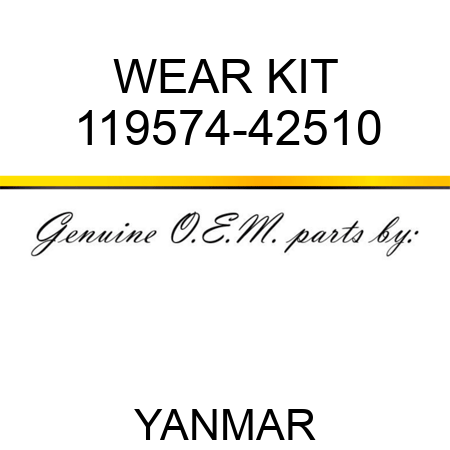 WEAR KIT 119574-42510