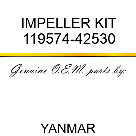 IMPELLER KIT 119574-42530