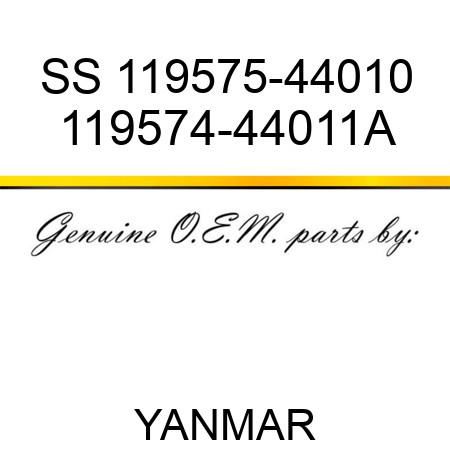SS 119575-44010 119574-44011A