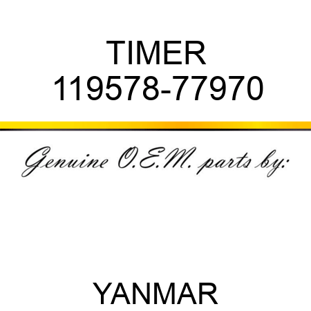 TIMER 119578-77970